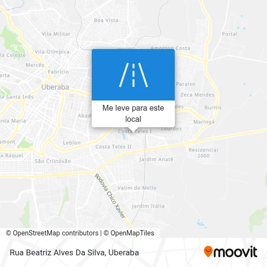 Rua Beatriz Alves Da Silva mapa