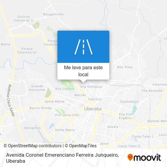 Avenida Coronel Emerenciano Ferreira Junqueiro mapa