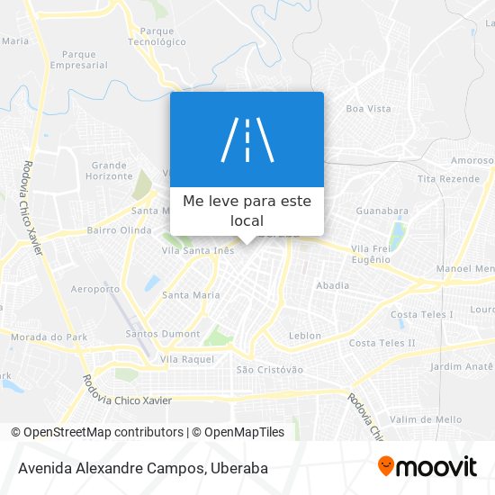 Avenida Alexandre Campos mapa