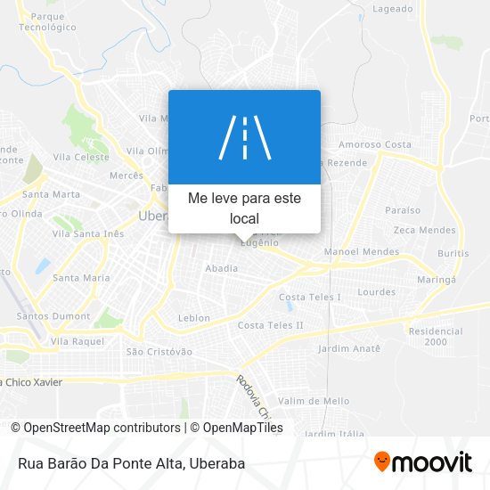 Rua Barão Da Ponte Alta mapa