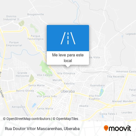 Rua Doutor Vítor Mascarenhas mapa