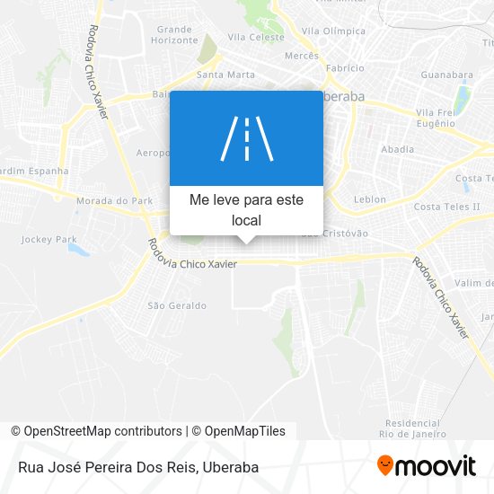 Rua José Pereira Dos Reis mapa