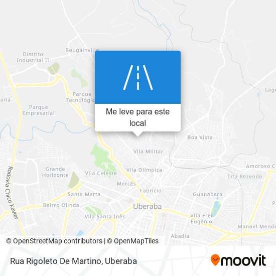 Rua Rigoleto De Martino mapa