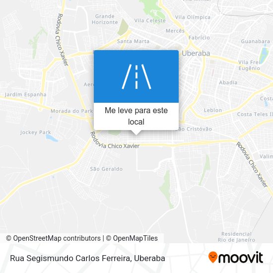 Rua Segismundo Carlos Ferreira mapa