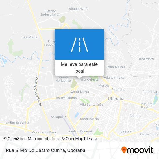 Rua Silvio De Castro Cunha mapa