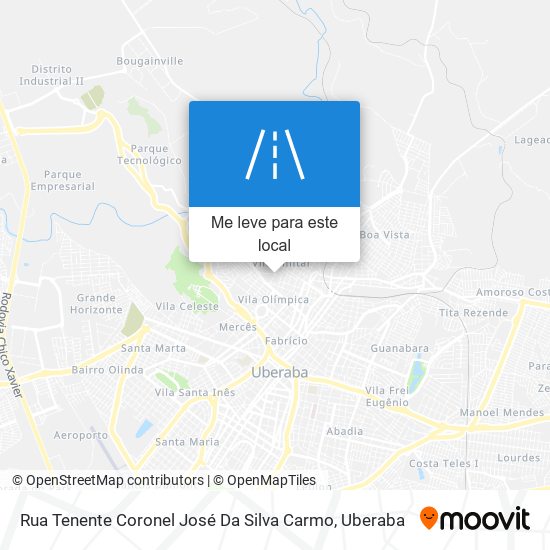 Rua Tenente Coronel José Da Silva Carmo mapa