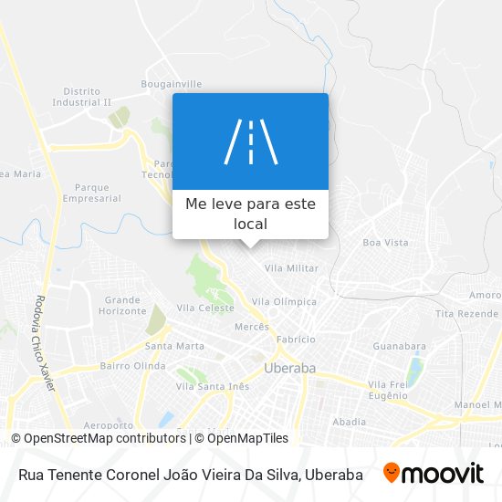 Rua Tenente Coronel João Vieira Da Silva mapa