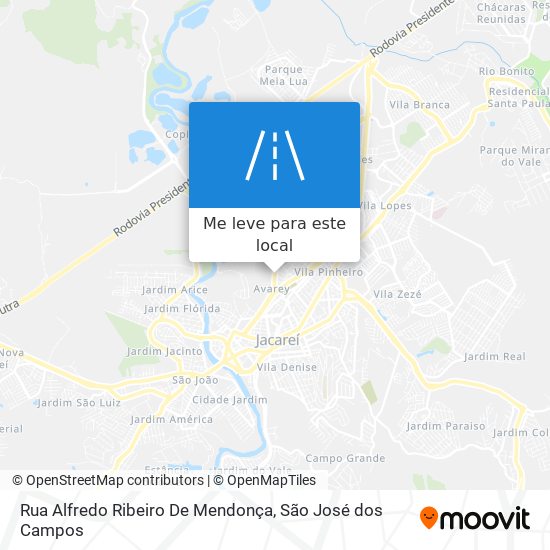 Rua Alfredo Ribeiro De Mendonça mapa