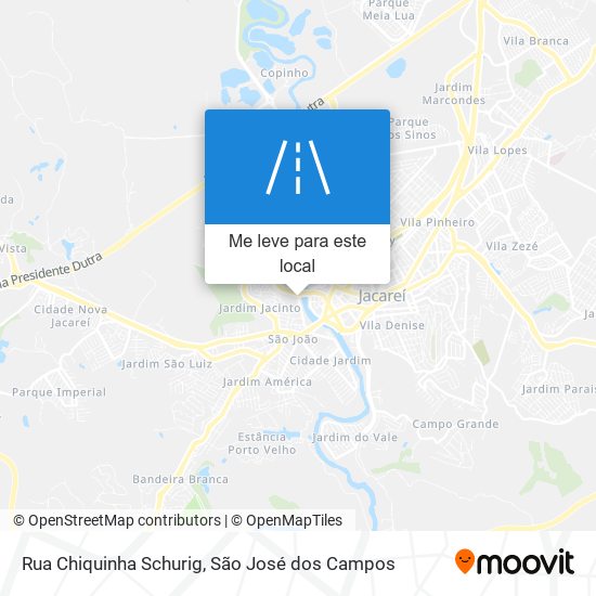 Rua Chiquinha Schurig mapa