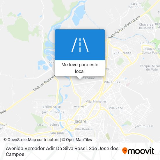 Avenida Vereador Adir Da Silva Rossi mapa