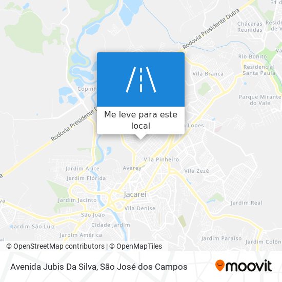 Avenida Jubis Da Silva mapa