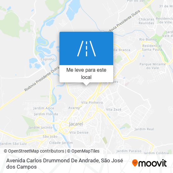 Avenida Carlos Drummond De Andrade mapa