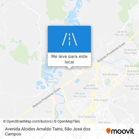 Avenida Alcides Arnaldo Taíno mapa