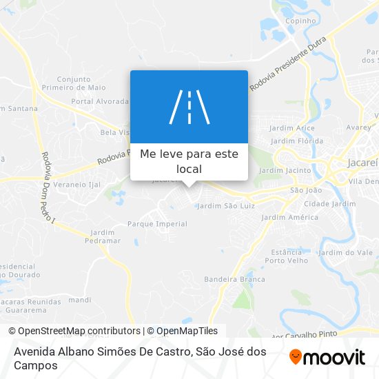 Avenida Albano Simões De Castro mapa