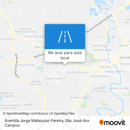Avenida Jorge Malaquias Pereira mapa