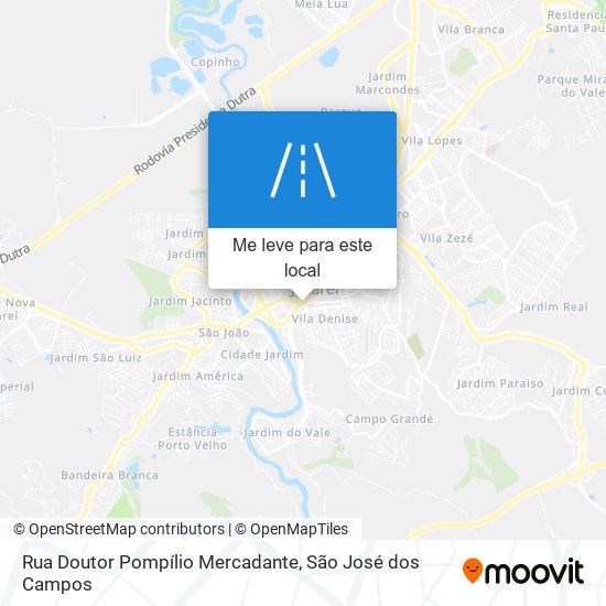 Rua Doutor Pompílio Mercadante mapa