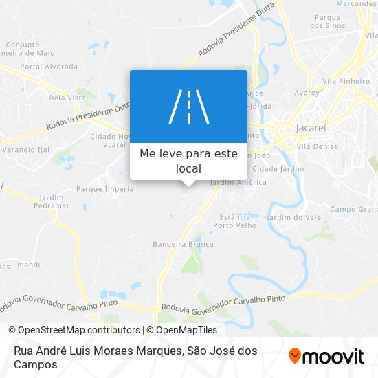 Rua André Luis Moraes Marques mapa