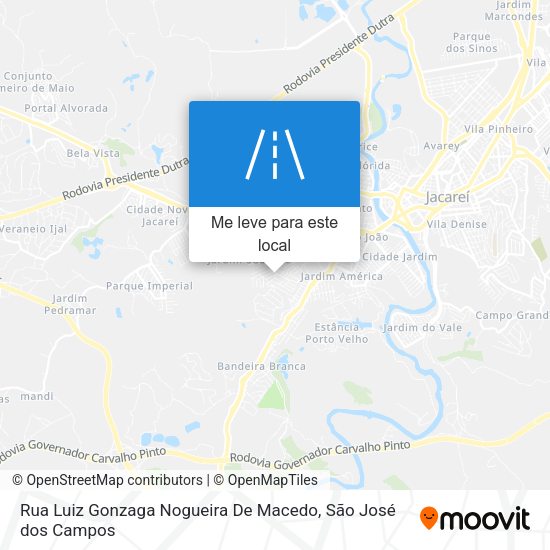 Rua Luiz Gonzaga Nogueira De Macedo mapa