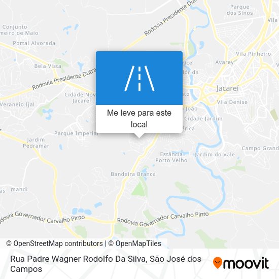 Rua Padre Wagner Rodolfo Da Silva mapa