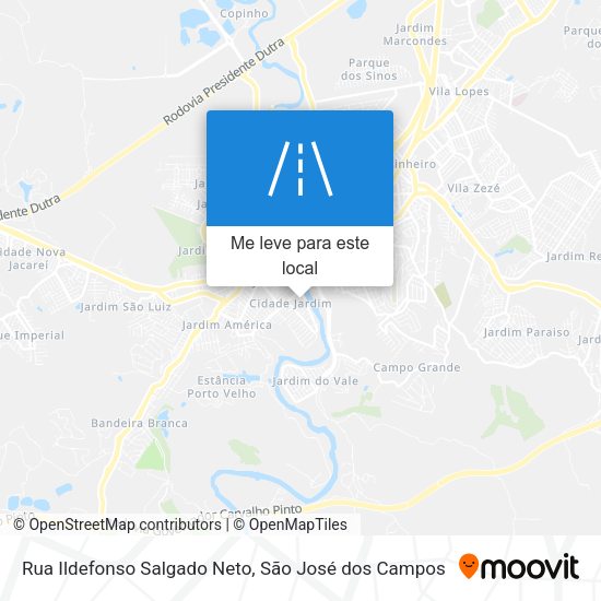Rua Ildefonso Salgado Neto mapa