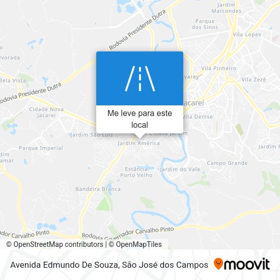 Avenida Edmundo De Souza mapa