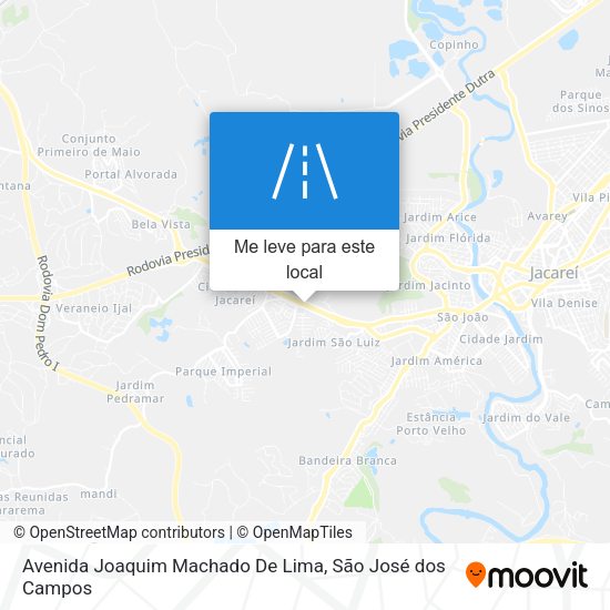 Avenida Joaquim Machado De Lima mapa