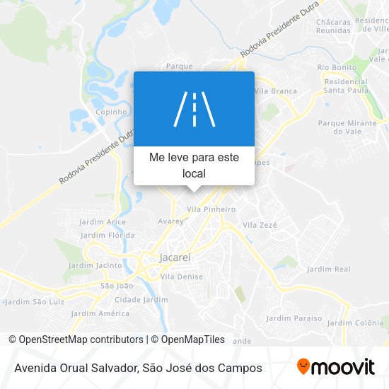 Avenida Orual Salvador mapa
