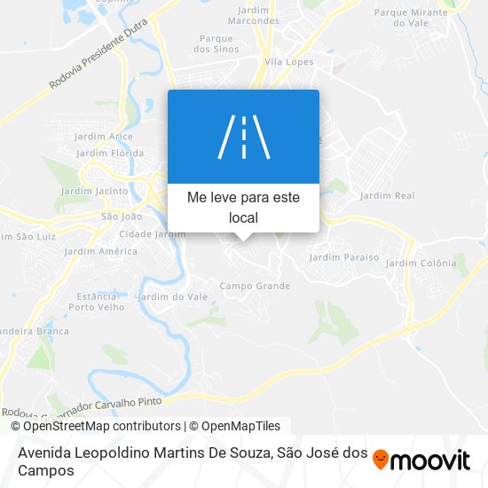 Avenida Leopoldino Martins De Souza mapa