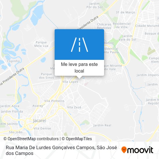 Rua Maria De Lurdes Gonçalves Campos mapa