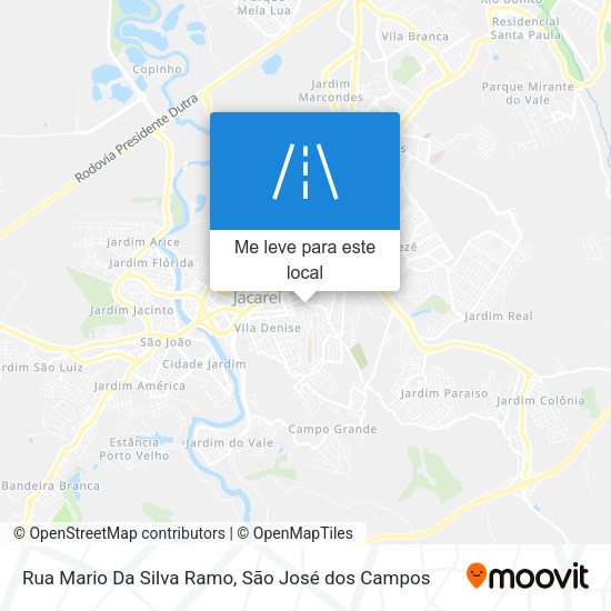 Rua Mario Da Silva Ramo mapa