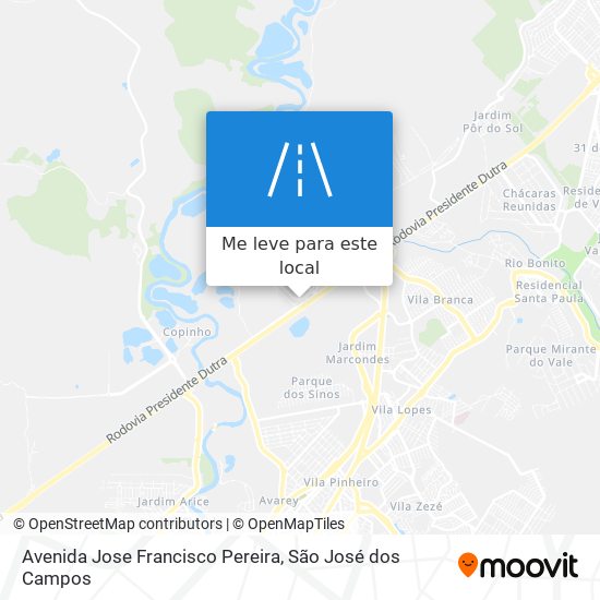 Avenida Jose Francisco Pereira mapa