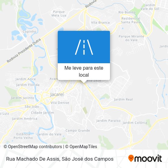 Rua Machado De Assis mapa