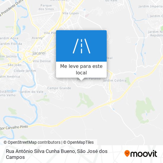 Rua Antônio Silva Cunha Bueno mapa