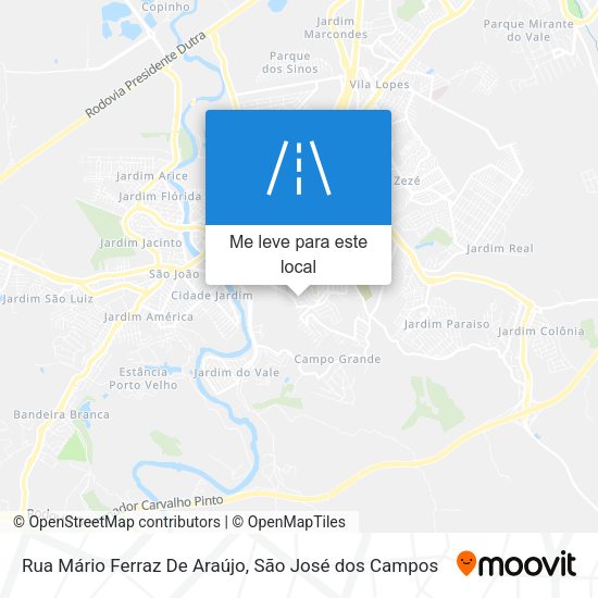 Rua Mário Ferraz De Araújo mapa