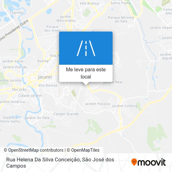 Rua Helena Da Silva Conceição mapa
