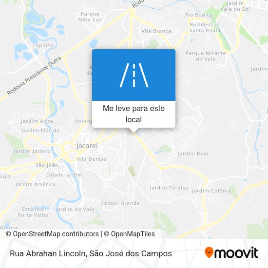 Rua Abrahan Lincoln mapa