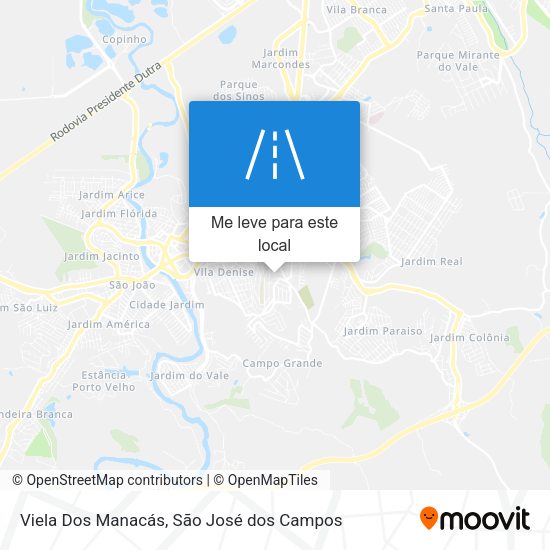 Viela Dos Manacás mapa