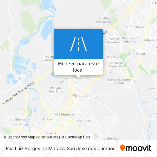 Rua Luiz Borges De Moraes mapa