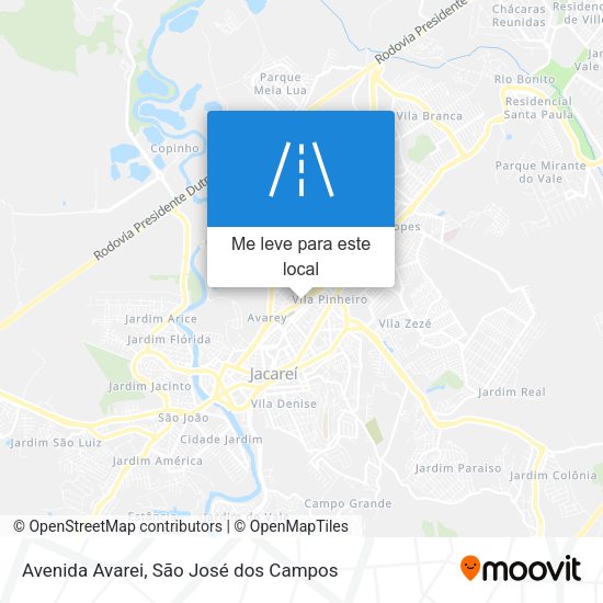 Avenida Avarei mapa