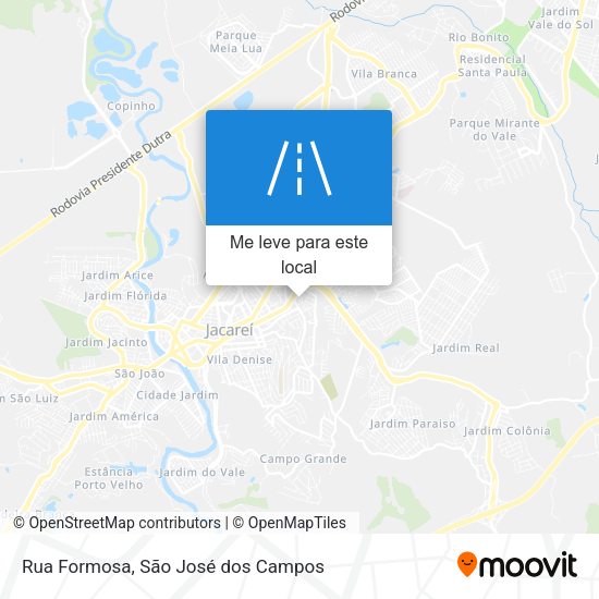 Rua Formosa mapa