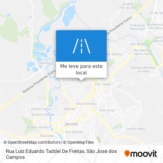 Rua Luiz Eduardo Taddei De Freitas mapa