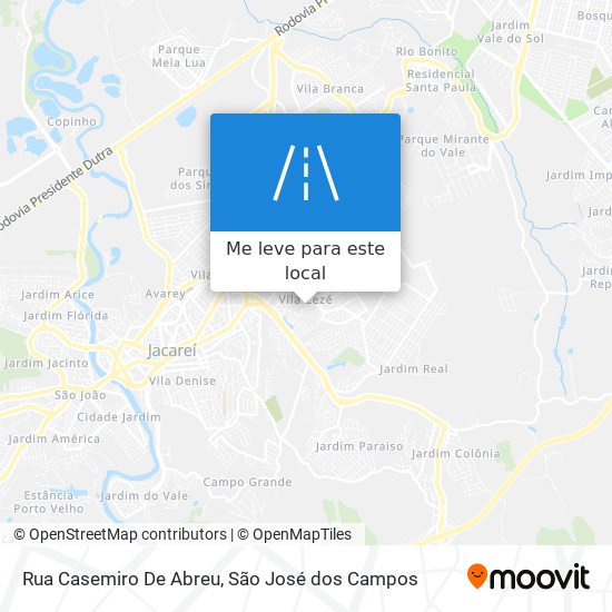 Rua Casemiro De Abreu mapa