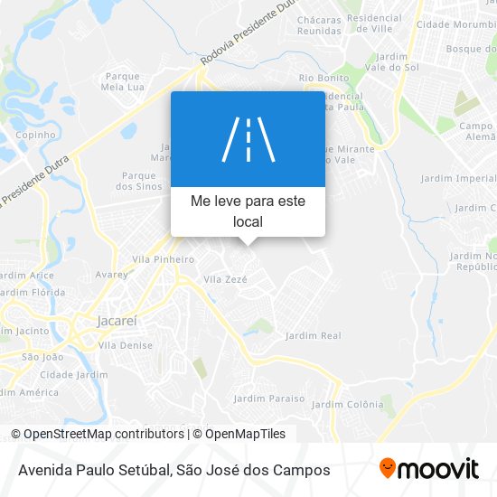 Avenida Paulo Setúbal mapa