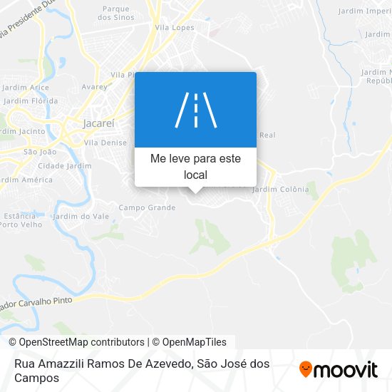 Rua Amazzili Ramos De Azevedo mapa