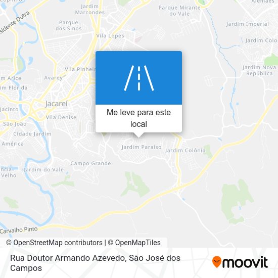 Rua Doutor Armando Azevedo mapa