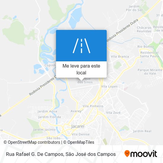 Rua Rafael G. De Campos mapa