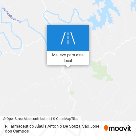 R Farmacêutico Alauis Antonio De Souza mapa