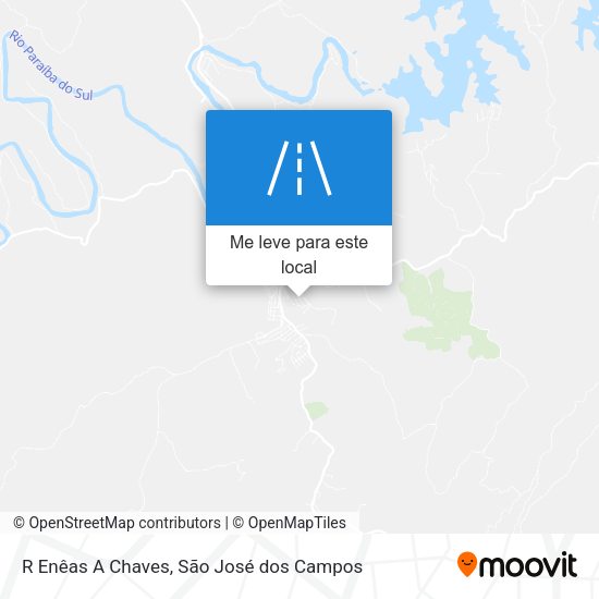 R Enêas A Chaves mapa