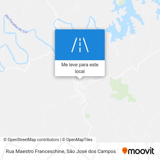 Rua Maestro Franceschine mapa