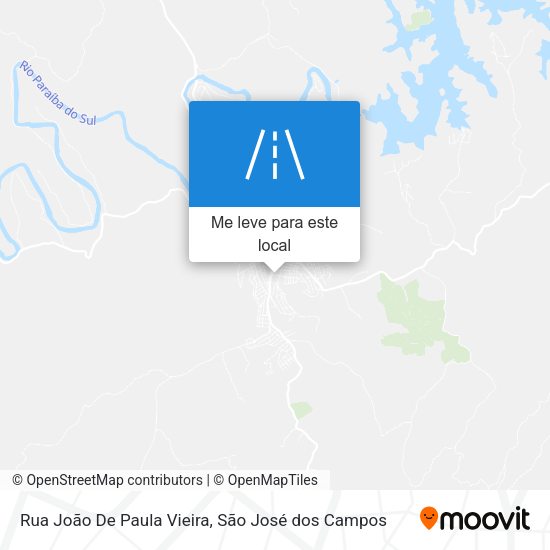 Rua João De Paula Vieira mapa